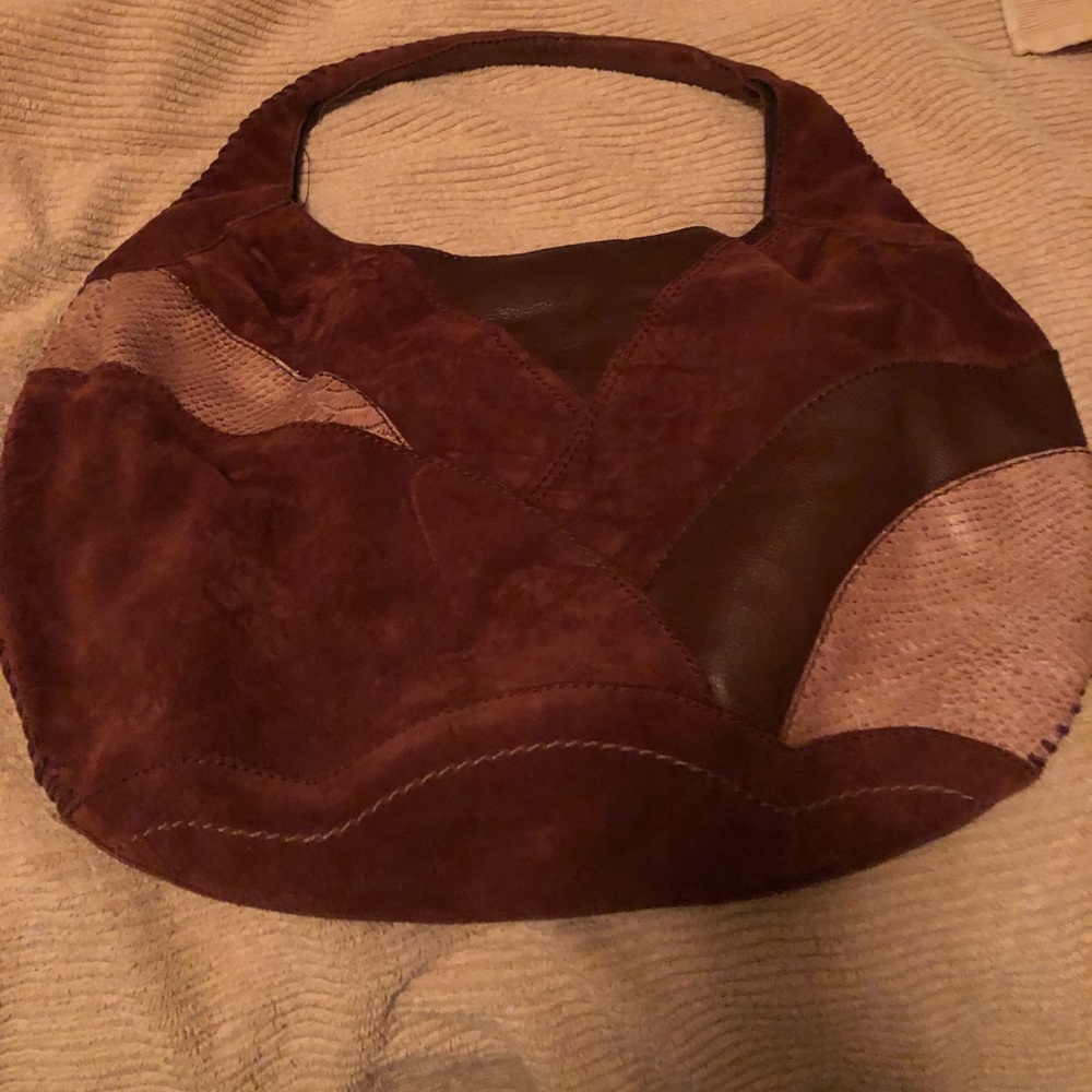 Lucky Brand patchwork hobo bag